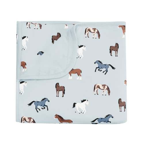 Baby Blanket in Horse 1.0