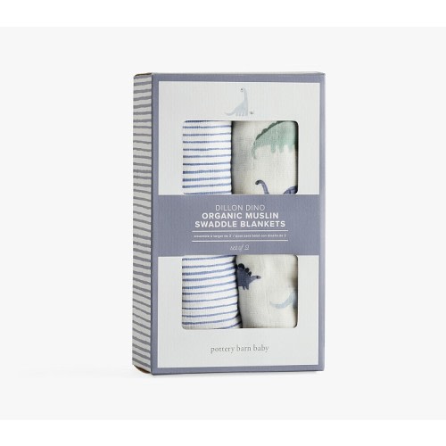 Dillon Dino Organic Swaddle Set