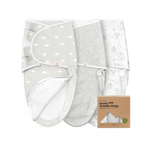 Baby Swaddle Sleep Sacks with Zipper - 3-Pack Swaddles for Newborns 0-3 Months, Infant, Baby Girls, Boys, Soft & Durable Newborn Sleep Sack, Easy Diaper Change Swaddling Blanket (Aspire)