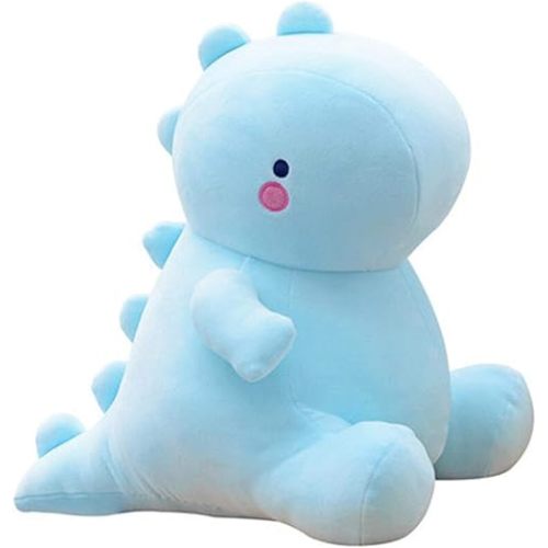 Cute Dinosaur Plush Toys, Fat Stuffed Dolls, Soft Animal Dino Plushie, Dinosaur Birthday Gifts for Kids Girls Boys Blue 12 inch