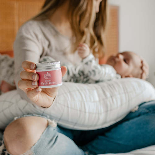 Organic Nipple Butter Breastfeeding Cream | Earth Mama