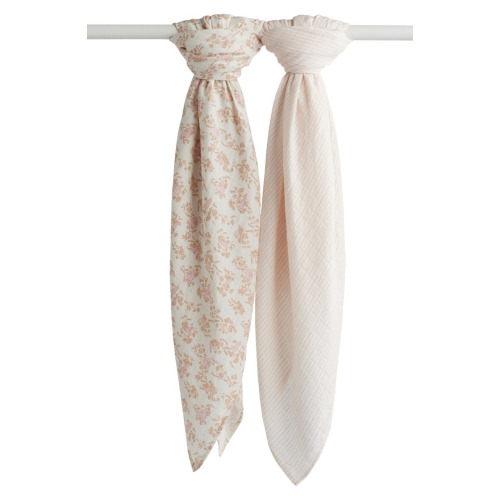 2-Pack Assorted Muslin Swaddles
