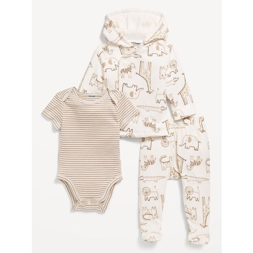 Unisex 3-Piece Printed Layette Set for Baby