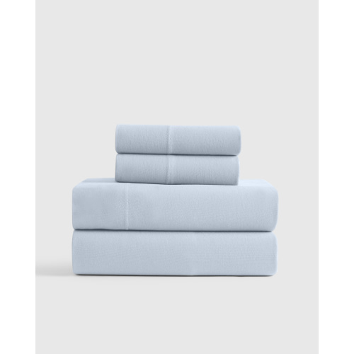 Organic Jersey Sheet Set in White