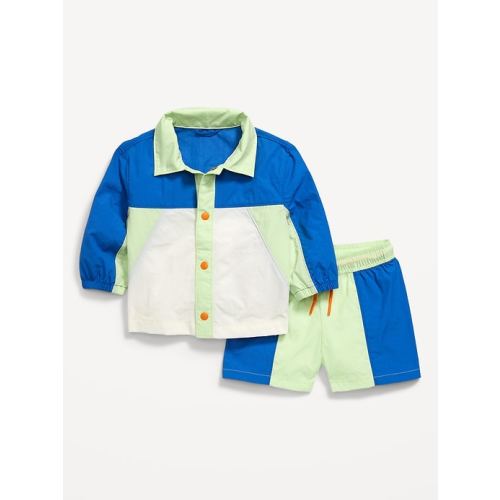 Color-Block Jacket and Shorts Set for Baby | Old Navy