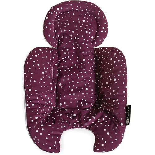 4moms RockaRoo and MamaRoo Infant Insert, Machine Washable, Soft, Plush Fabric, Reversible Design, Maroon