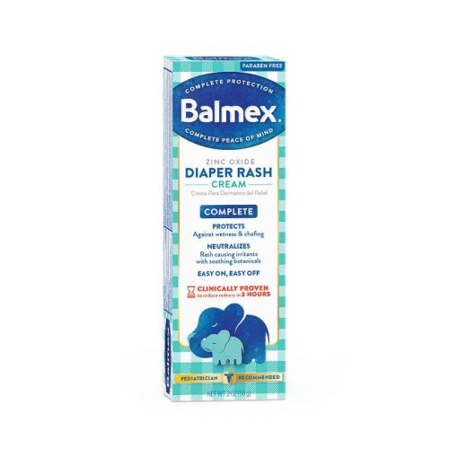 Balmez Complete Protection Diaper Rash Cream With Zinc Oxide Unscented 2 oz