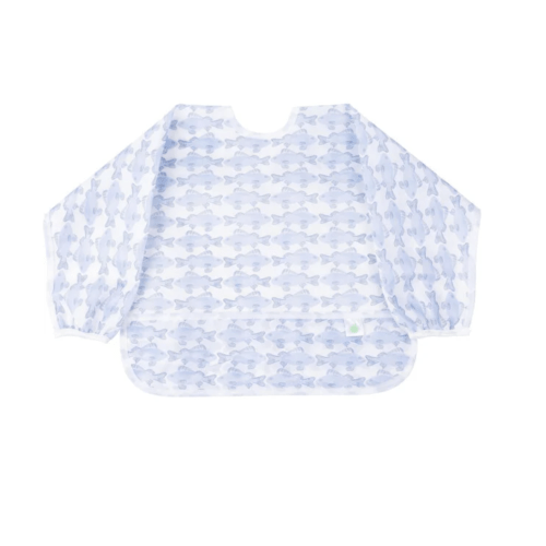 The Cover Everything Infant Bib, Fish - Apple of My Isla Bibs | Maisonette