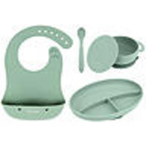 Silicone Feeding Set - Sage