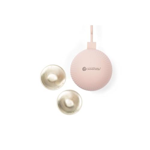 Silverette Happy Nipples Nursing Cups Holder and Carrying Case