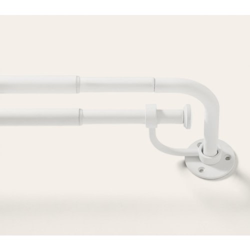 Room Darkening Double Curtain Rod