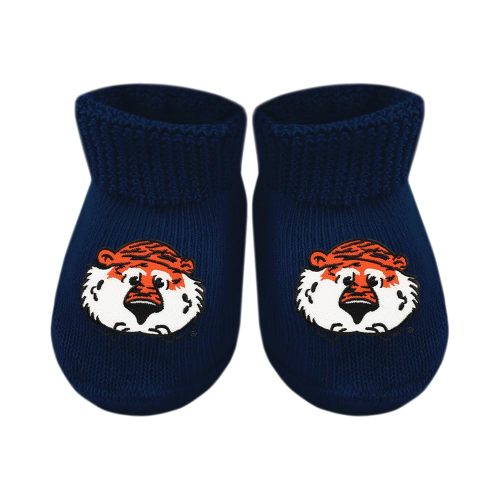 Creative Knitwear College Baby Bootie Sock - Team Logo, Multiple Colors, for Boys & Girls (Newborn - 6 Months)
