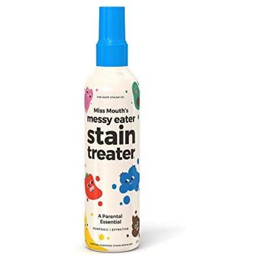 Miss Mouth’s Messy Eater Non-Toxic Baby and Kids Stain Remover for Clothing, Carpet, Fabric, and Upholstery. Kid Tested and Mom Approved (120ml, 4 oz Spray Bottle)