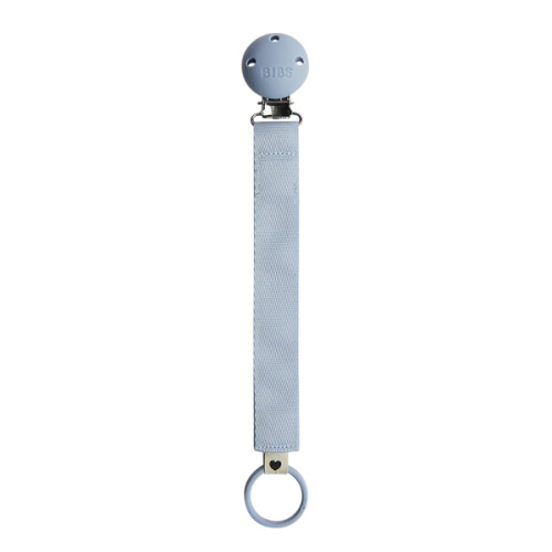 Pacifier Clip Ribbon - Dusty Blue – Bibsworld store US
