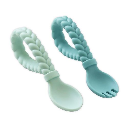 Itzy Ritzy® Sweetie Spoons 2-Pack Braided Toddler Utensils