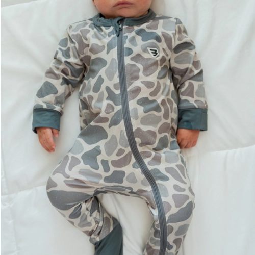 Baby Zip Up - Classic Deer Camo – BURLEBO