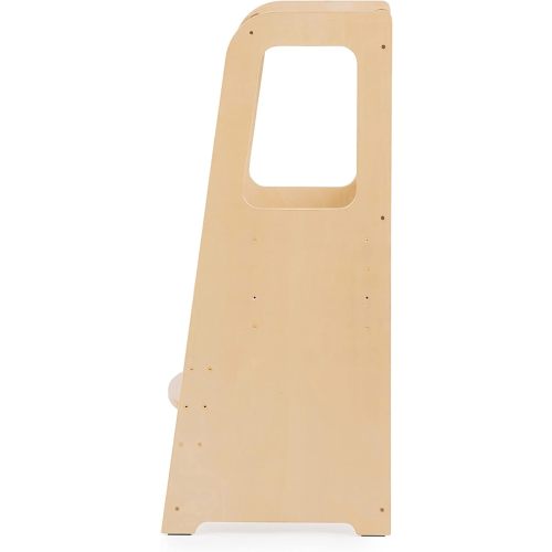 dadada Baby Montessori Toddler Tower - Adjustable Kitchen Step Stool for Kids with Safety Rail - Baby-Safe Finish, Encourages Cooking Skills and Independence - Natural