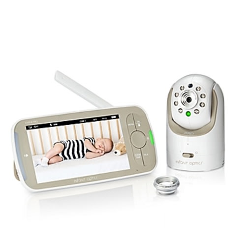 Infant Optics DXR-8 PRO 5-Inch Baby Monitor in White/Beige
