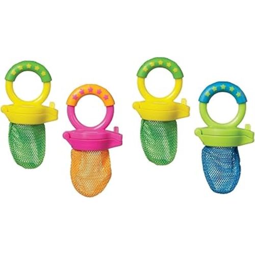 Munchkin 4 Pack Fresh Food Feeder, Colors May Vary,2-packs(4 feeders to one unit)