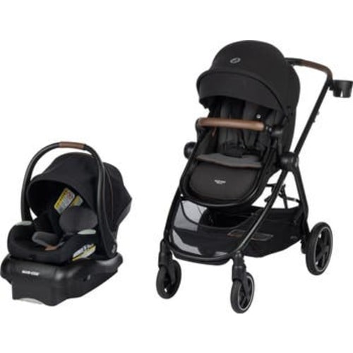 Zelia Luxe Stroller & Mico Luxe Infant Car Seat 5-in-1 Modular Travel System