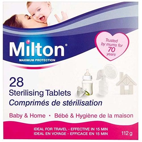 2 x 28 Tablets Milton Sterilising Baby Bottles Teats Spoons Soothers Pacifier