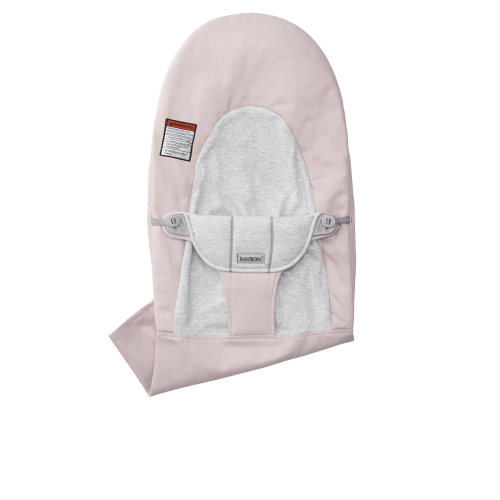 Extra Fabric Seat for Bouncer Balance Soft: Light pink/Gray - Woven/Jersey