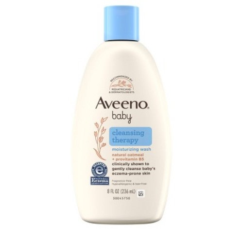 Aveeno Baby Cleansing Therapy Moisturizing Wash - 8 fl oz