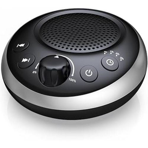 Sound Machine Loud White Noise Machine Nonstop Brown Noise Sleep Machine 30 Soothing Sounds for Baby Kids Adults Pink Noise Sounds Machine 36-Level Vol 4 Timer Memory Function for Home Travel Office