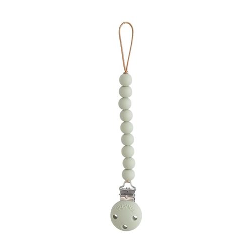 mushie 100% Silicone Baby Pacifier Clip BPA Free | Hera (Sage)