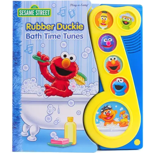 Sesame Street - Rubber Duckie Bath Time Tunes Sound Book - PI Kids (Play-A-Song)