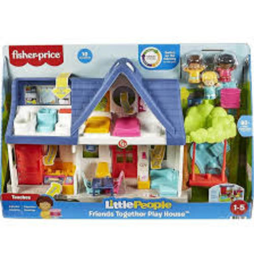 Amazon.com: Fisher-Price Little People Toddler Toy Friends Together Play House, Learning Playset with 10 Pieces for Preschool Pretend Play Kids Ages 1+ Years : Toys & Games