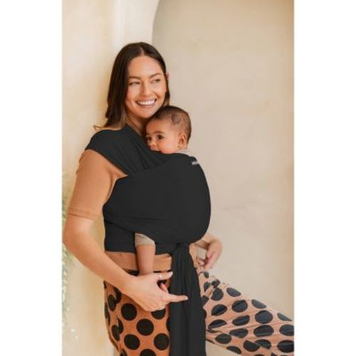 Moby True Wrap Baby Carrier - Black Onyx