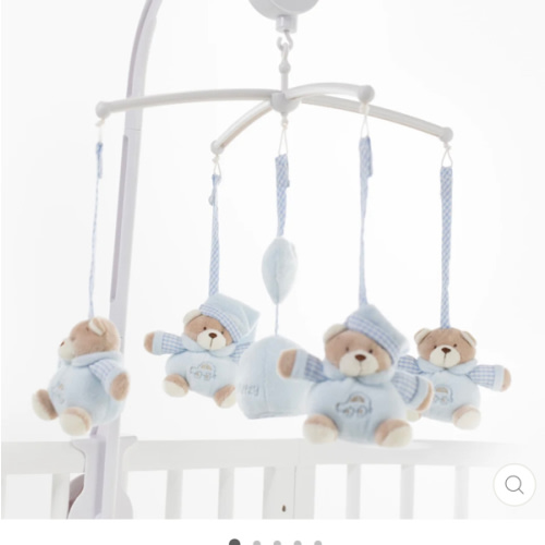 Bear Musical Mobile - Blue