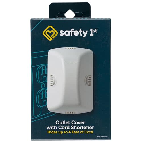 Safety 1st Outlet Cover with Cord Shortener for Baby Proofing