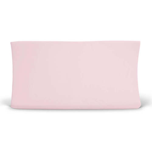 Solid Fancy Pink Bamboo Changing Pad Cover