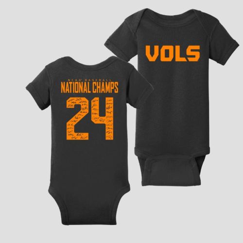 Infant 2024 Baseball National Champions NIL Shirsey Onesie
