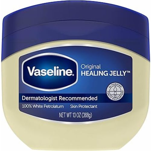 Vaseline Healing Jelly Original White Petroleum Jelly Protectant For Dry Cracked Skin and Eczema Relief Pure Petroleum Jelly 13 oz