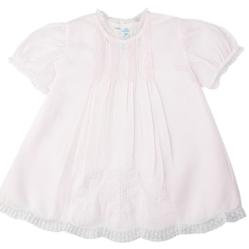Detailed Lace Slip Dress | Feltman Brothers- Pink 3 mon.