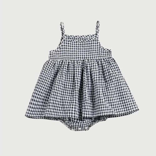 Plaid Picnic Romper Dress – August + Willow