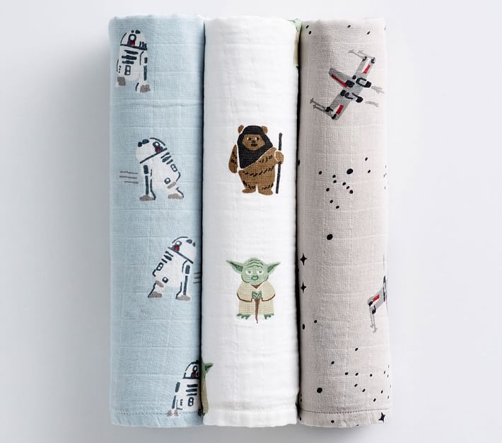 Pottery Barn Kids Star Wars™ Organic Muslin Swaddle Set
