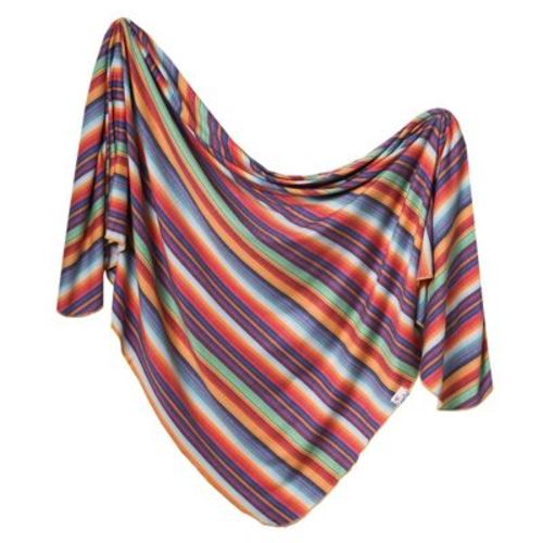 Copper Pearl Bloom Knit Swaddle Blanket - Serape