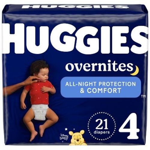 Huggies Overnites Diapers Jumbo Pack - Size 4 - 21ct