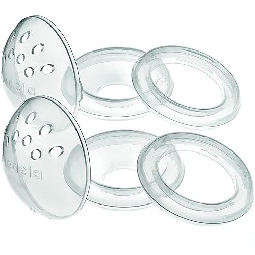 Medela TheraShells Breast Shells, Protect Sore, Flat, or Inverted Nipples while Pumping or Breastfeeding, Natural Appearance and Exceptional Comfort, Made without BPA