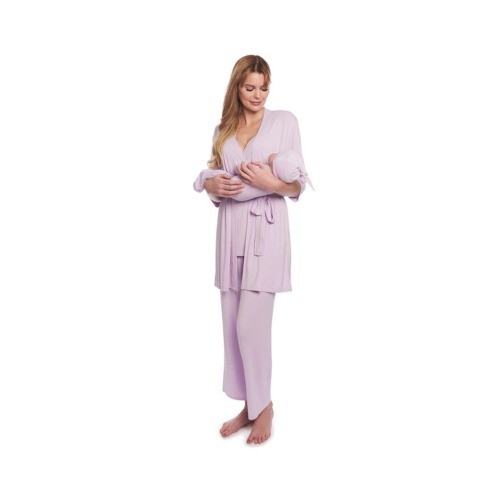 Analise During & After 5-Piece Maternity/Nursing Sleep Set for Mom & Baby, Medium