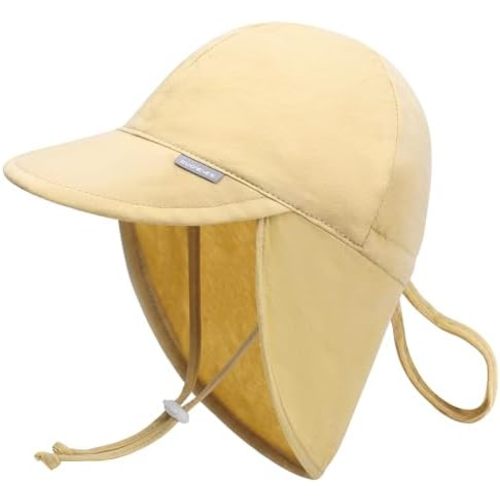 Duoyeree UPF 50+ Baby Sun Hat with Ear and Neck Protection - Toddler Beach Hat for Boys & Girls - Ideal for Summer Fun