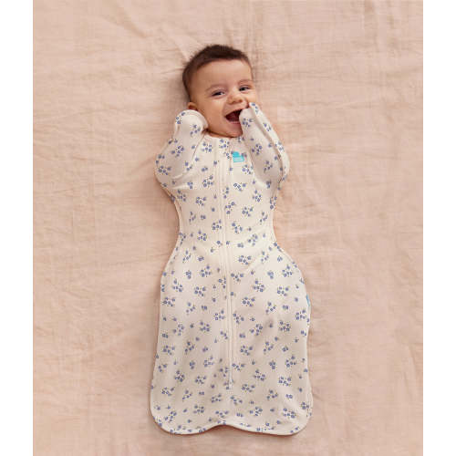 Swaddle Up™ 1.0 TOG Cotton Jacaranda Meadow
