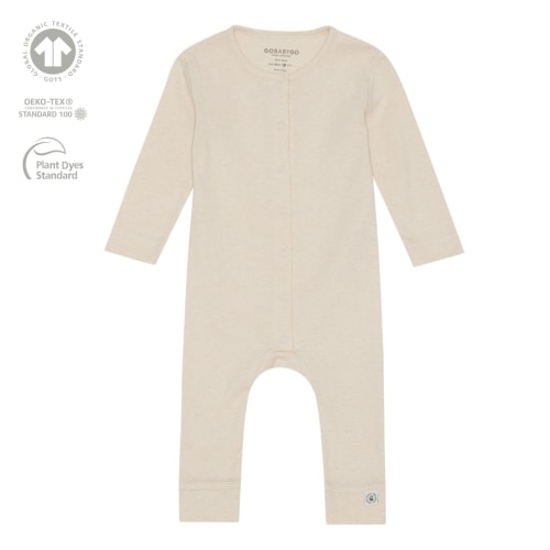 Oak Onesie Organic GOTS Cotton - Vanilla