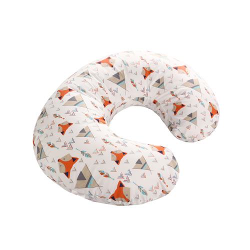 Baby nursing pillow and locator, machine washable U-shaped care and baby support pillow reward head locatorSolitary Fox pillow