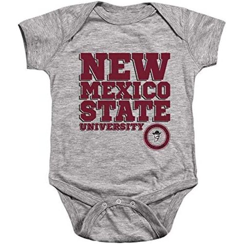 New Mexico State University Official Block Text Unisex Infant Snap Suit for Baby