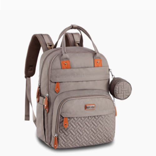 Babbleroo Original Diaper Bag Backpack - khaki